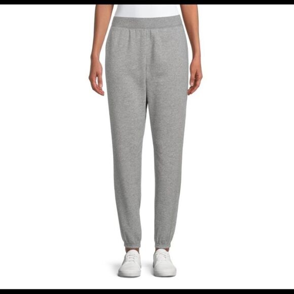 Time & Tru Women's Core Fleece Cinch Pants Loungewear with Pockets - Picture 1 of 8